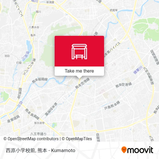 西原小学校前 map