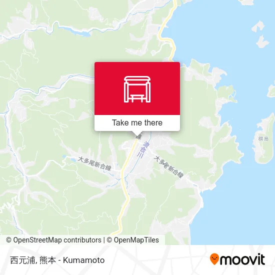 西元浦 map