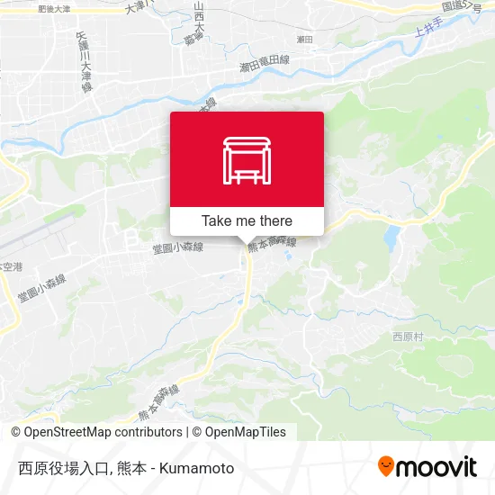 西原役場入口 map