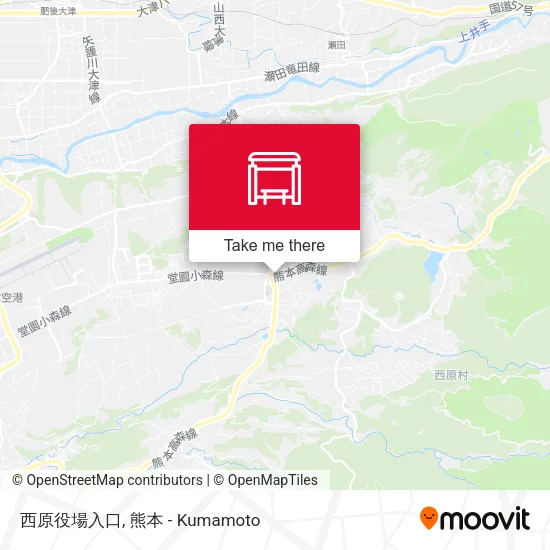 西原役場入口 map