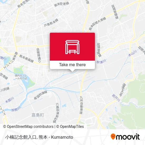 小楠記念館入口 map