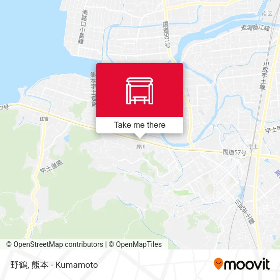 野鶴 map