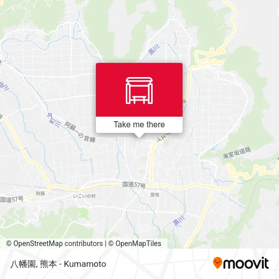 八幡園 map