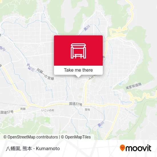 八幡園 map