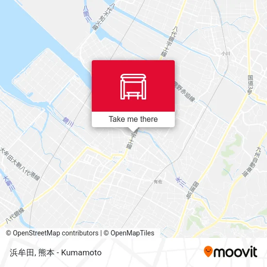 浜牟田 map