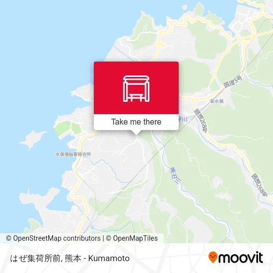 はぜ集荷所前 map