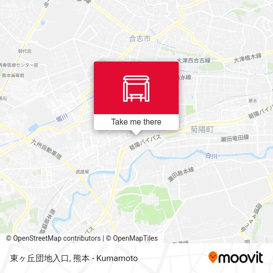 東ヶ丘団地入口 map