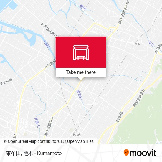 東牟田 map