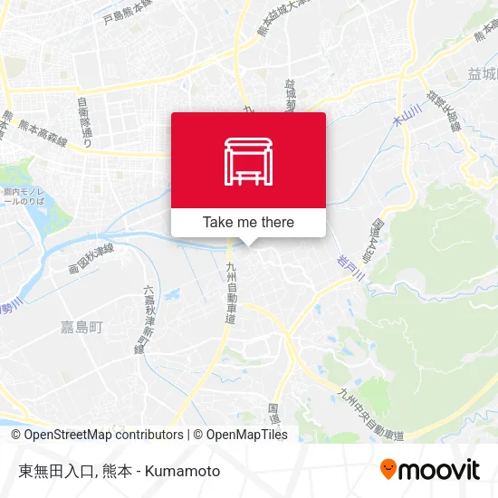 東無田入口 map