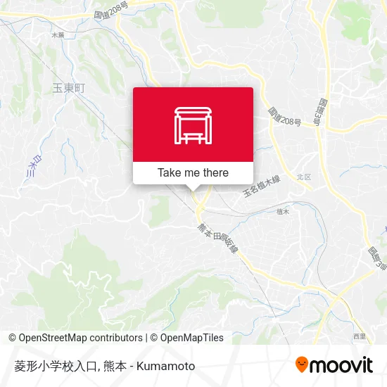 菱形小学校入口 map