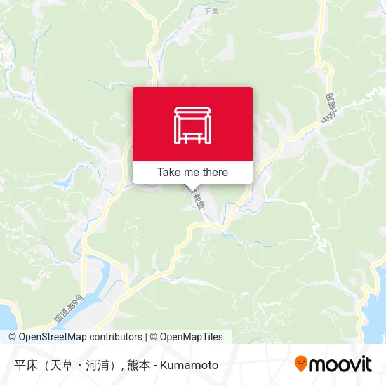 平床（天草・河浦） map