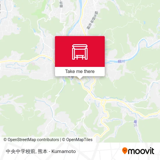 中央中学校前 map