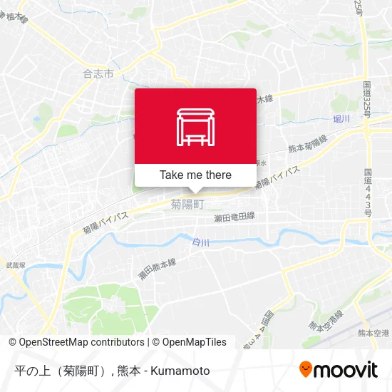 平の上（菊陽町） map
