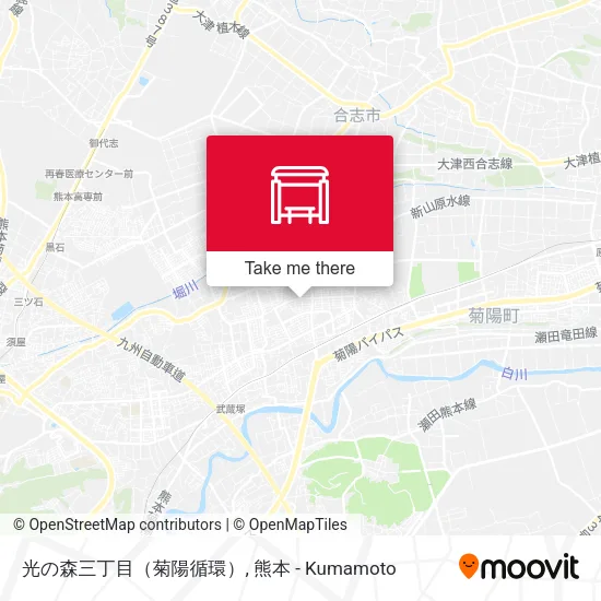 光の森三丁目（菊陽循環） map