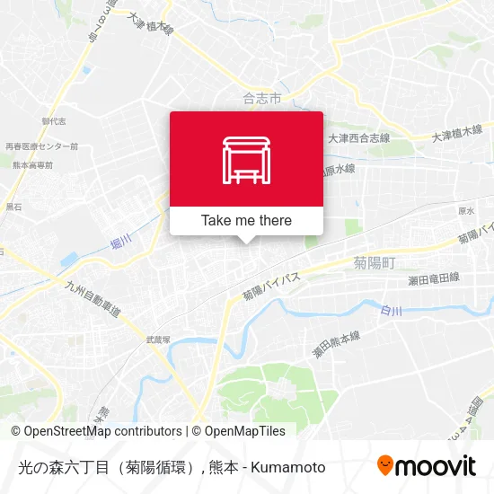 光の森六丁目（菊陽循環） map