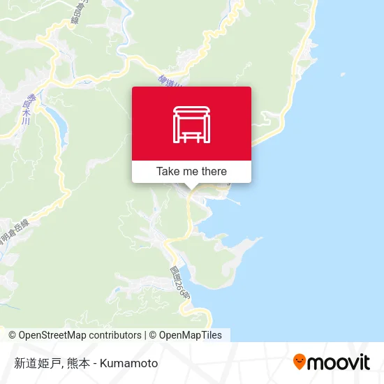 新道姫戸 map