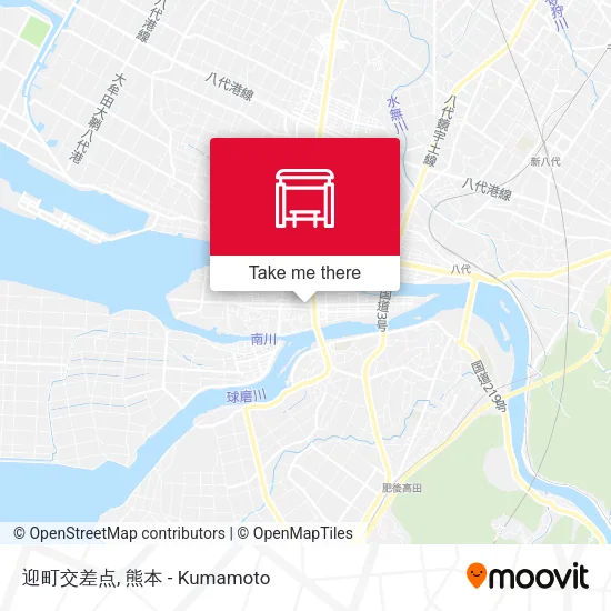 迎町交差点 map