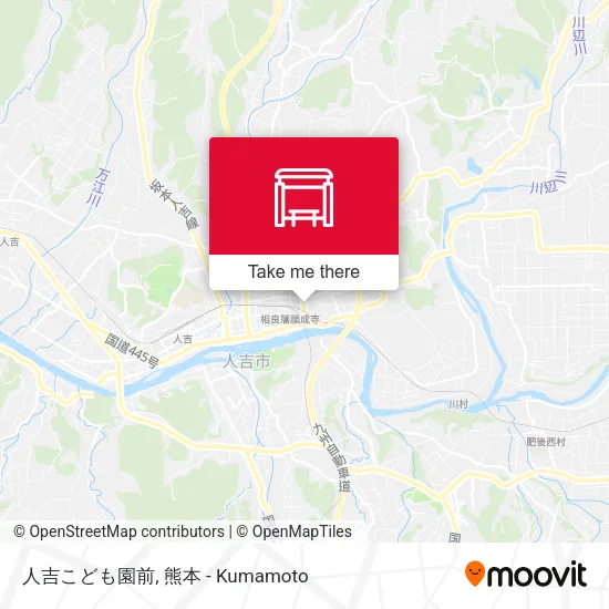 人吉こども園前 map