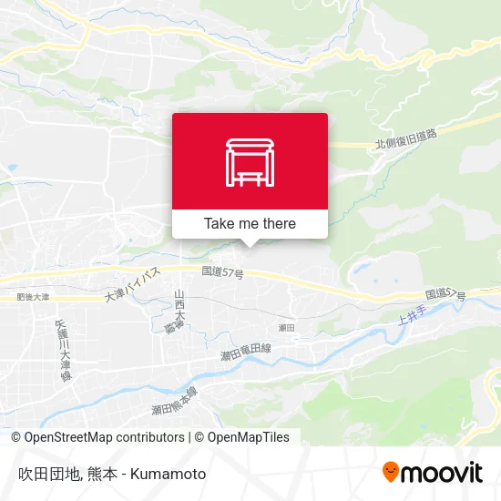 吹田団地 map