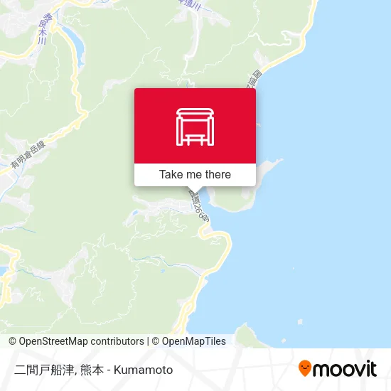 二間戸船津 map
