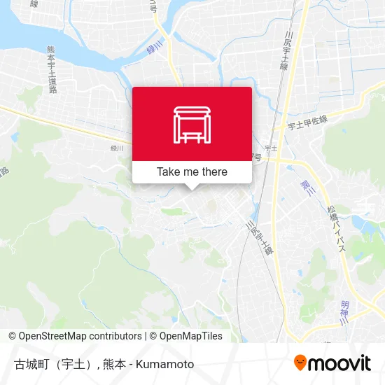 古城町（宇土） map