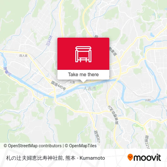 札の辻夫婦恵比寿神社前 map