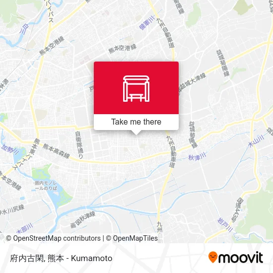 府内古閑 map