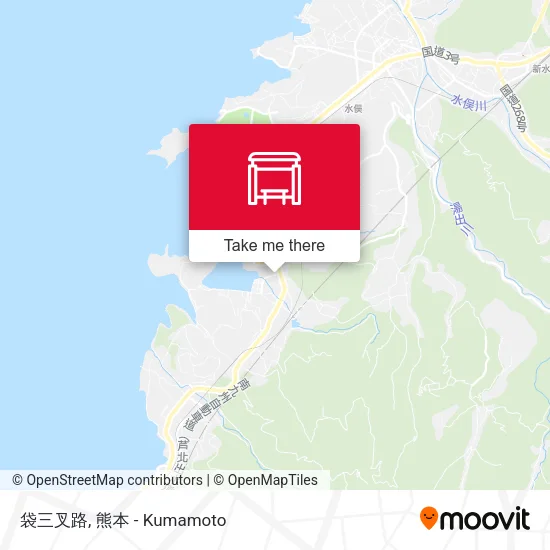 袋三叉路 map
