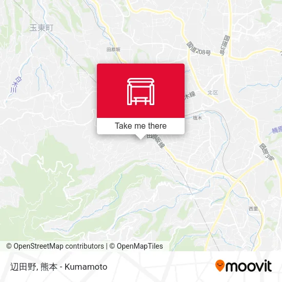 辺田野 map