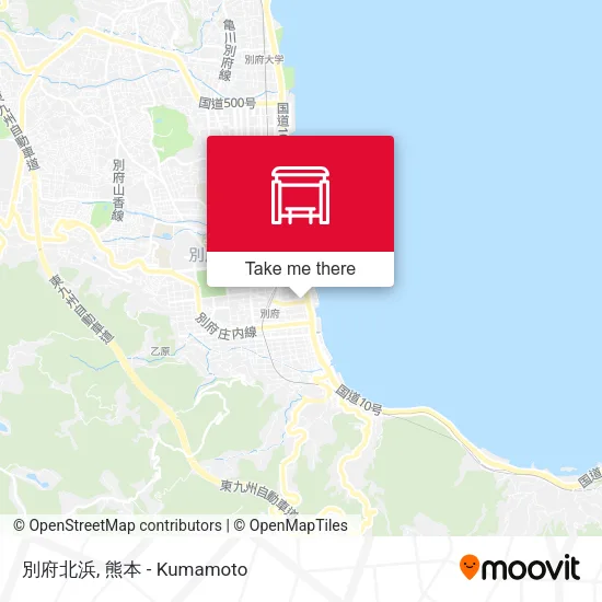 別府北浜 map