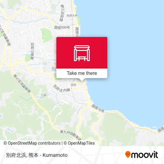 別府北浜 map