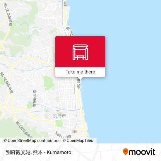 別府観光港 map