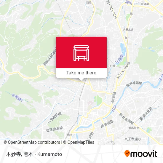 本妙寺 map