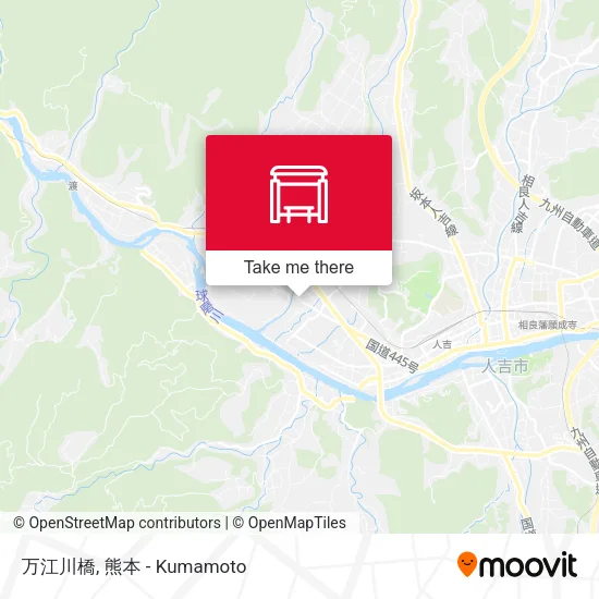 万江川橋 map