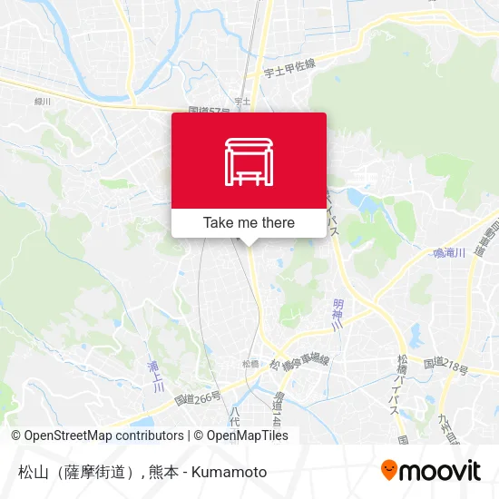 松山（薩摩街道） map