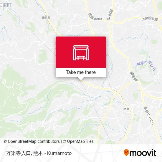 万楽寺入口 map