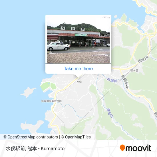 水俣駅前 map