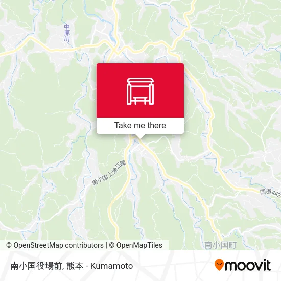 南小国役場前 map
