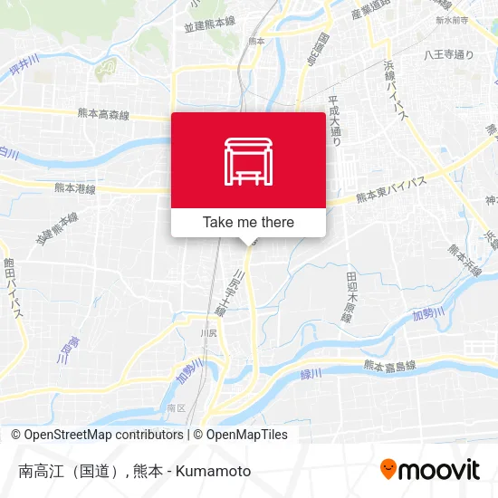 南高江（国道） map