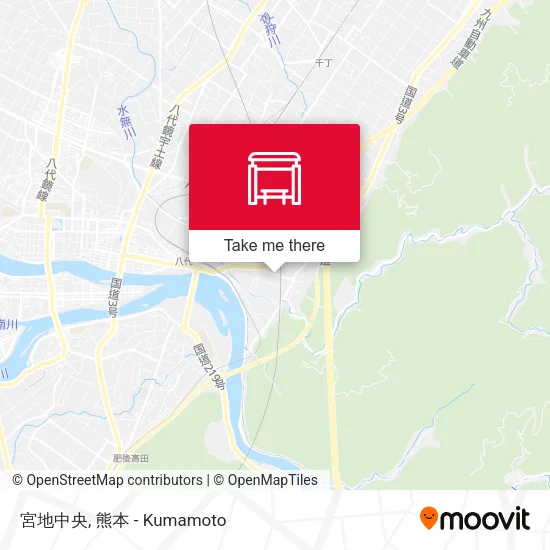 宮地中央 map