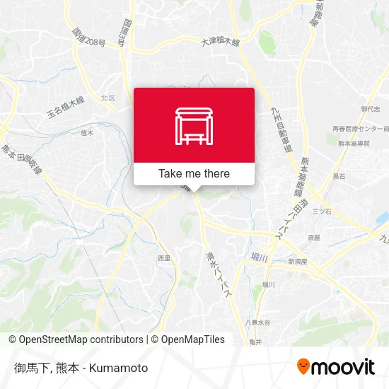 御馬下 map