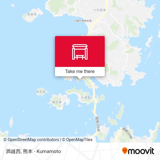 満越西 map