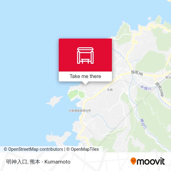 明神入口 map