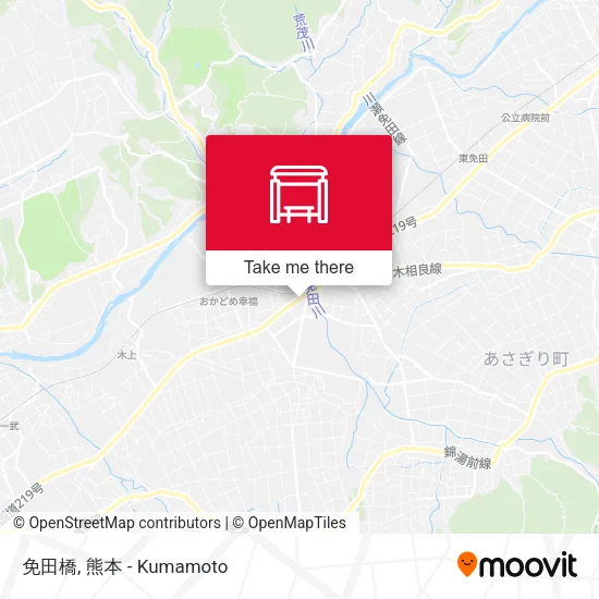 免田橋 map