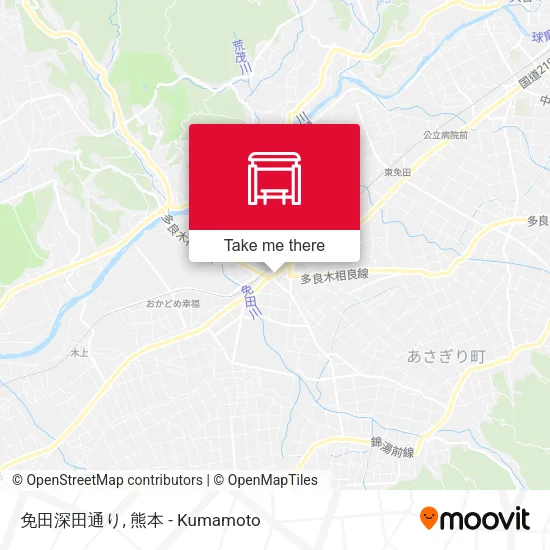 免田深田通り map
