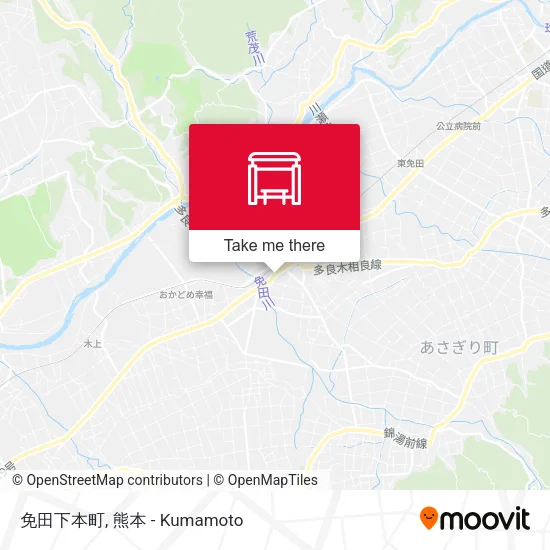 免田下本町 map