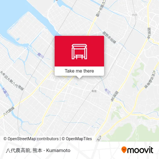 八代農高前 map