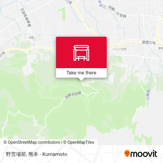 野営場前 map