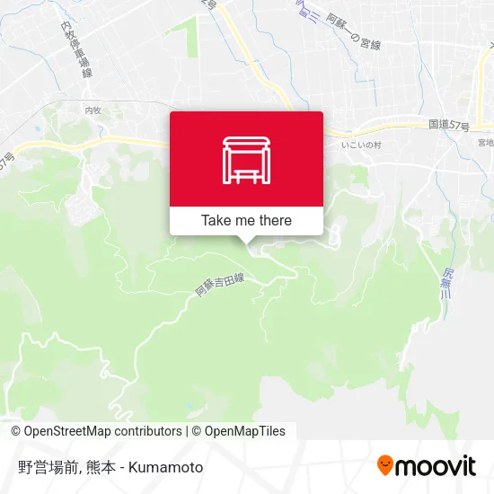 野営場前 map