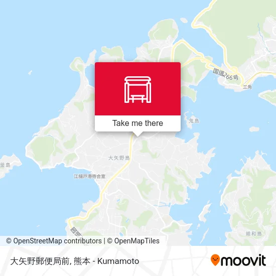 大矢野郵便局前 map